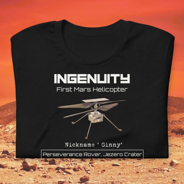 Ingenuity Mars Helicopter Space T-Shirt