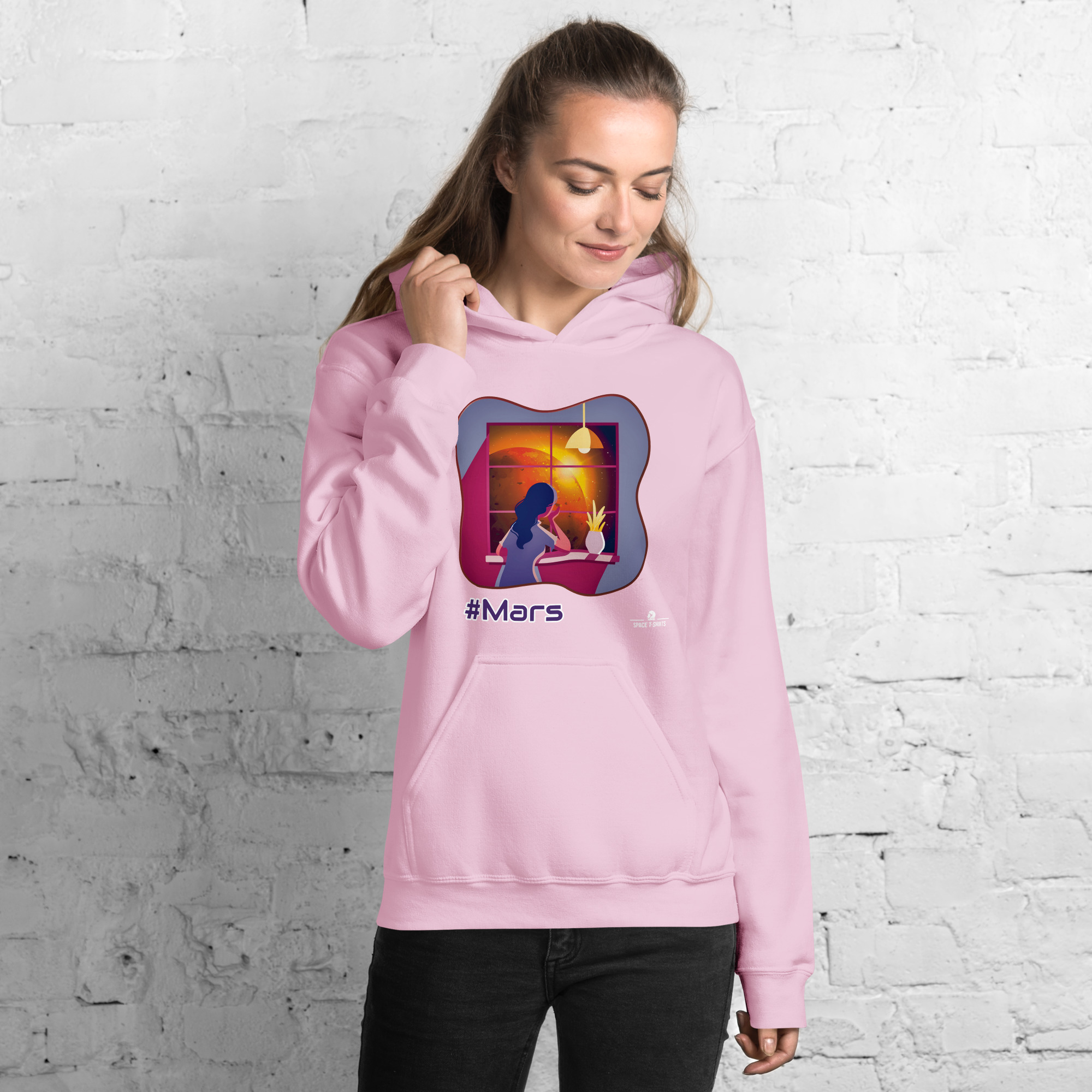 Sky Rose Hoodie For Women